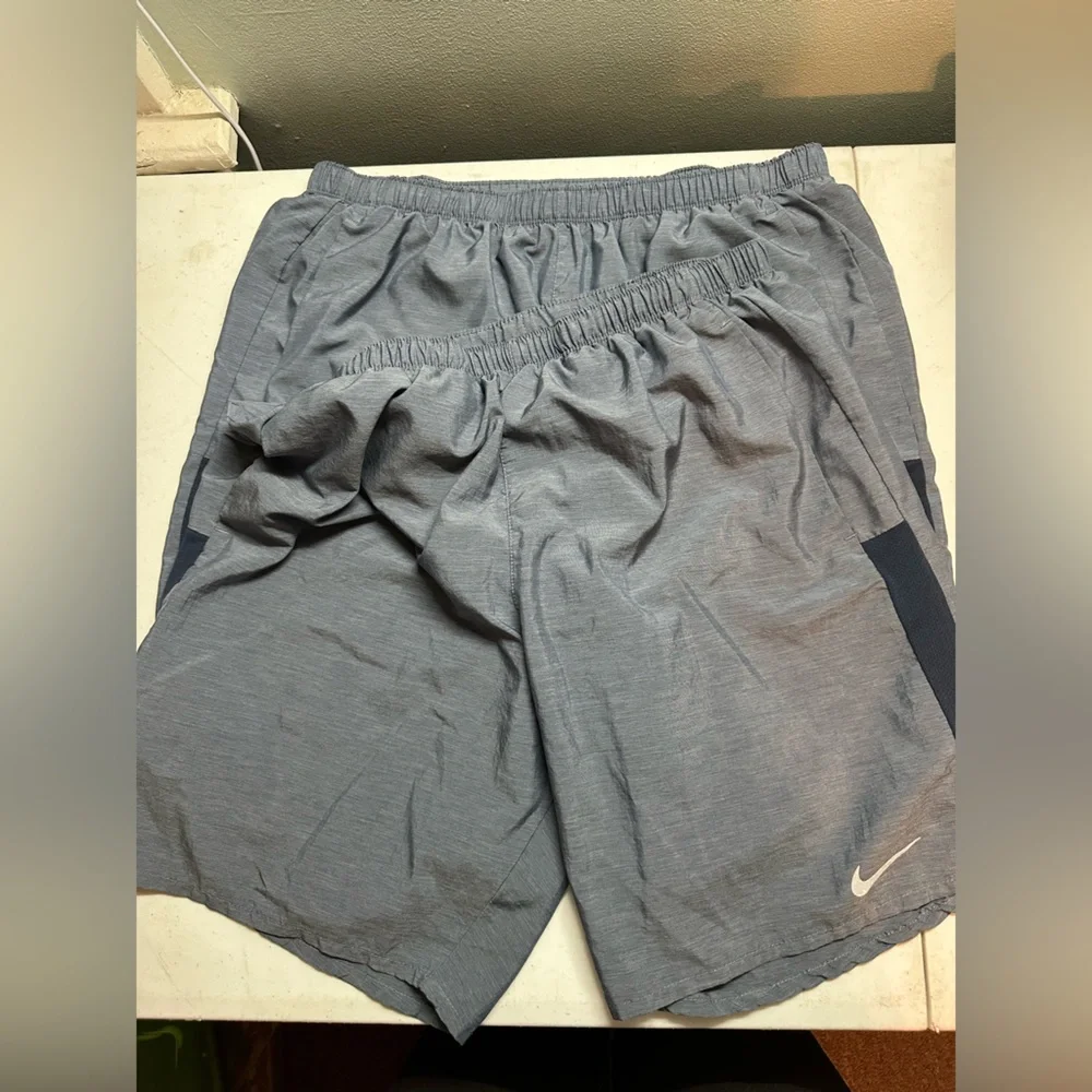 Lot of 2 Nike Men's Running Shorts in Gray